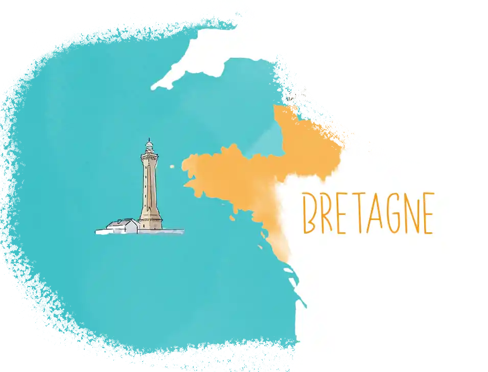 Illustration carte Bretagne